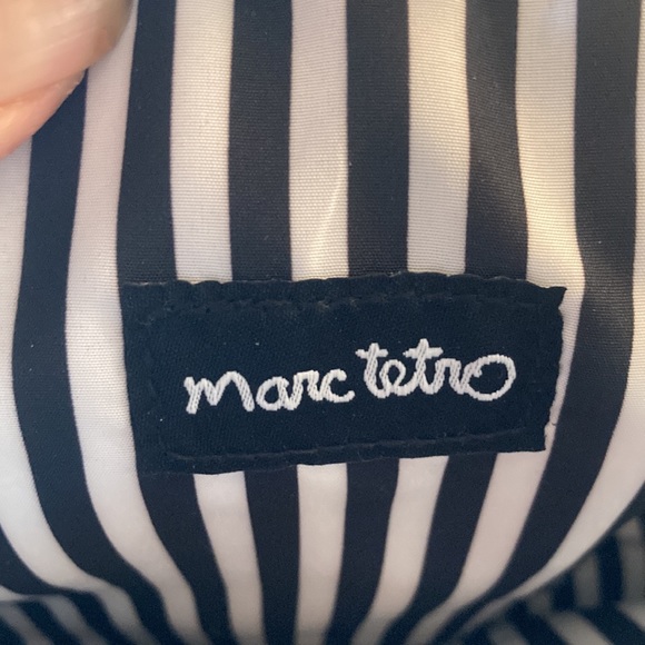 NWT Mark Tetro Black Boston Terrier Zippered Cosmetic/Tote Bag - Picture 7 of 7